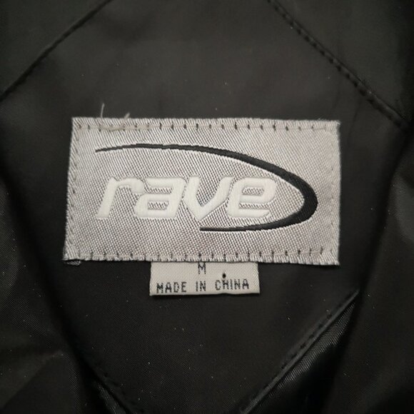Rave Ladies Black Tie Front Straight Fit Shiny Overcoat/Raincoat - Picture 3 of 7